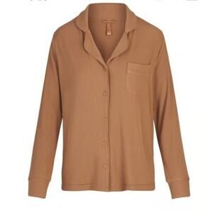 SKIMS Soft Lounge Brown Pajama Top